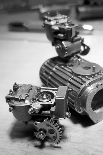 Miniatures de Prestige 1/8e par Laurent Pierson - plan rapproché