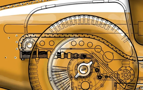 Impression d'art par Laurent Pierson - gros plan